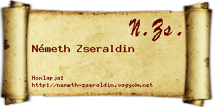 Németh Zseraldin névjegykártya